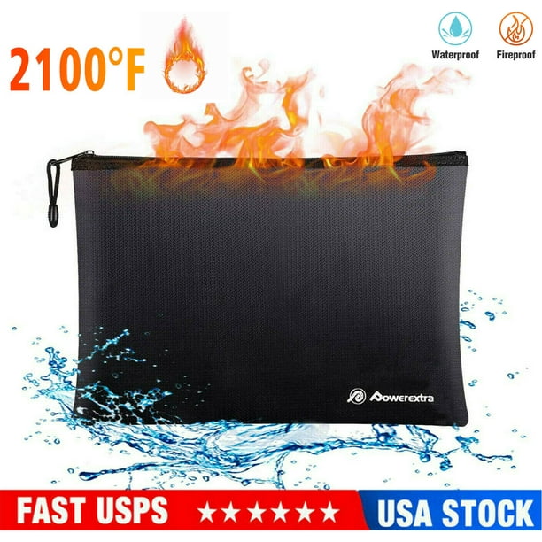 Fireproof Water Resistant Money Bag Safe Envelope Cash Box Document Bag Pouch Fireproof Water Resistant Money Bag Safe Envelope Cash Box Document Bag Pouch